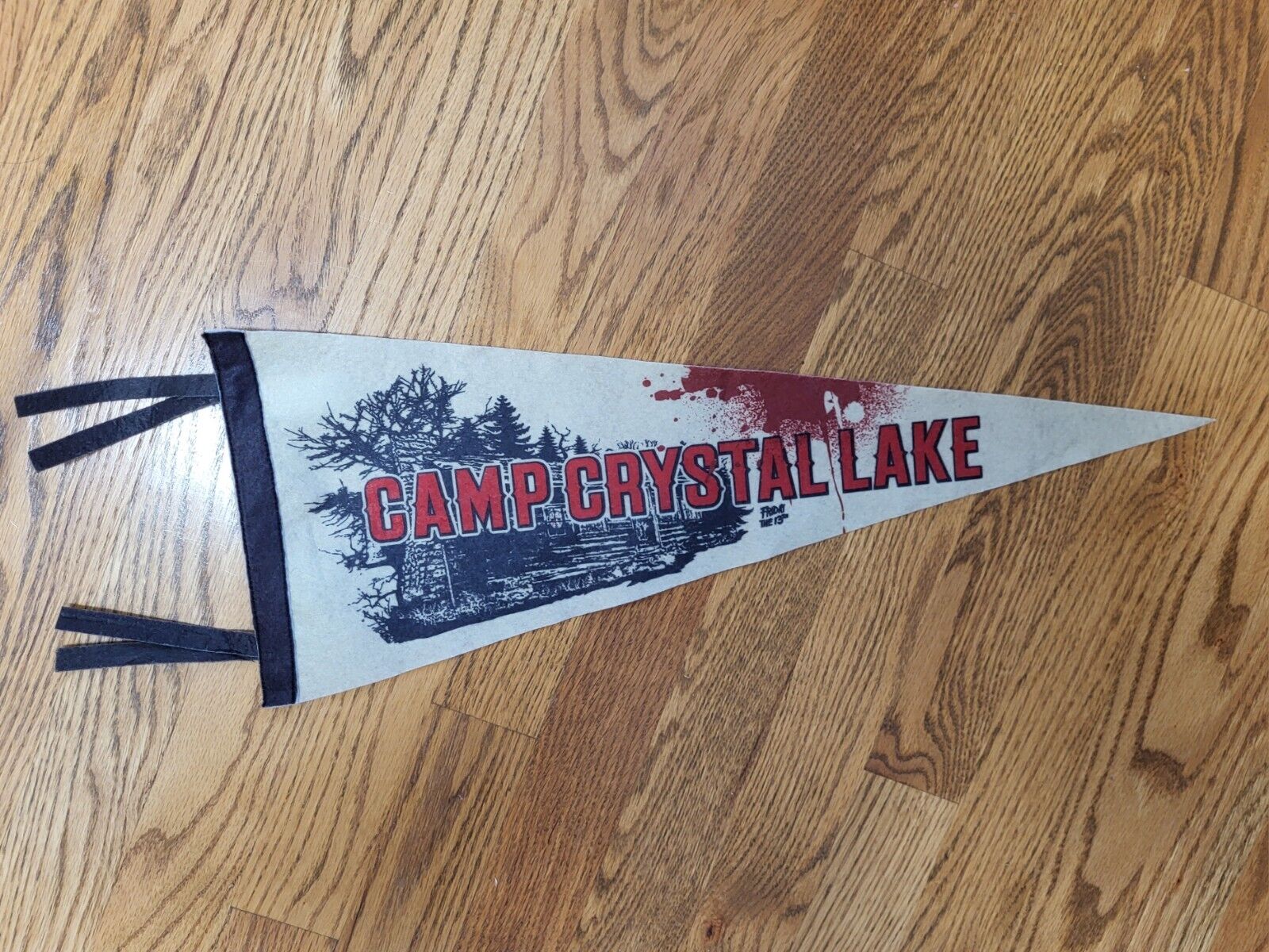 Friday the 13th Camp Crystal Lake 20-Inch Felt Pennant Loot Crate Horror
