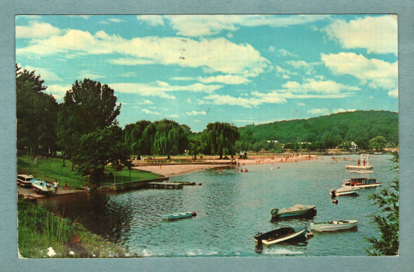 Postcard Cove And Boat Ramp Lake Candlewood Danbury Town Park Connecticut CT
