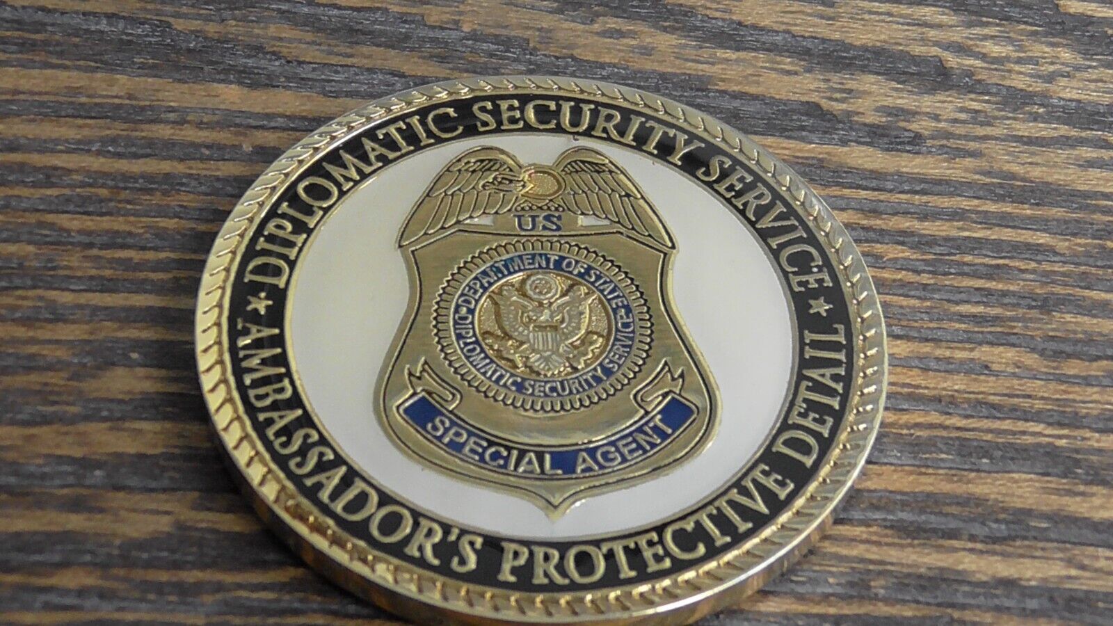 DOS DSS Diplomatic Security Service Ambassador To The UN Detail  Challenge Coin