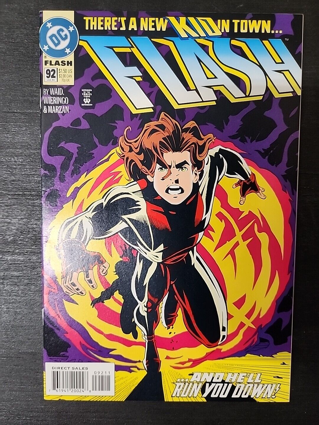 Flash #92 1st Full Appearance Of Impulse 1994 DC Comics DCEU VF+/NM