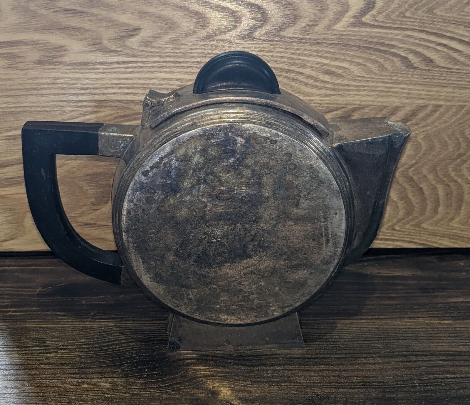 Christofle Art Deco Silver Plate Teapot
