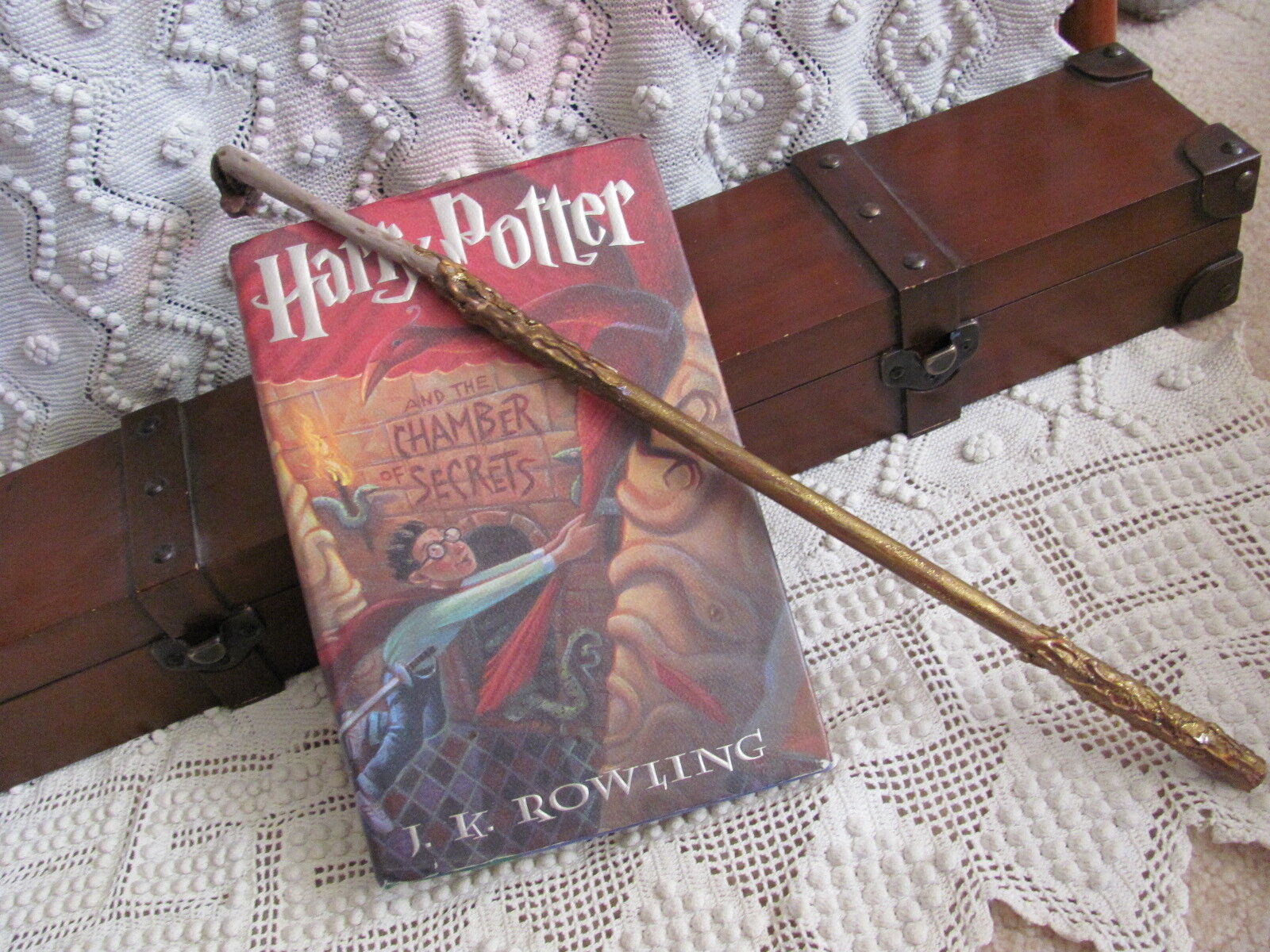 Handmade Magic Wand Mythical Wizard Harry Potter Wicca Fairy Driftwood OOAK #6