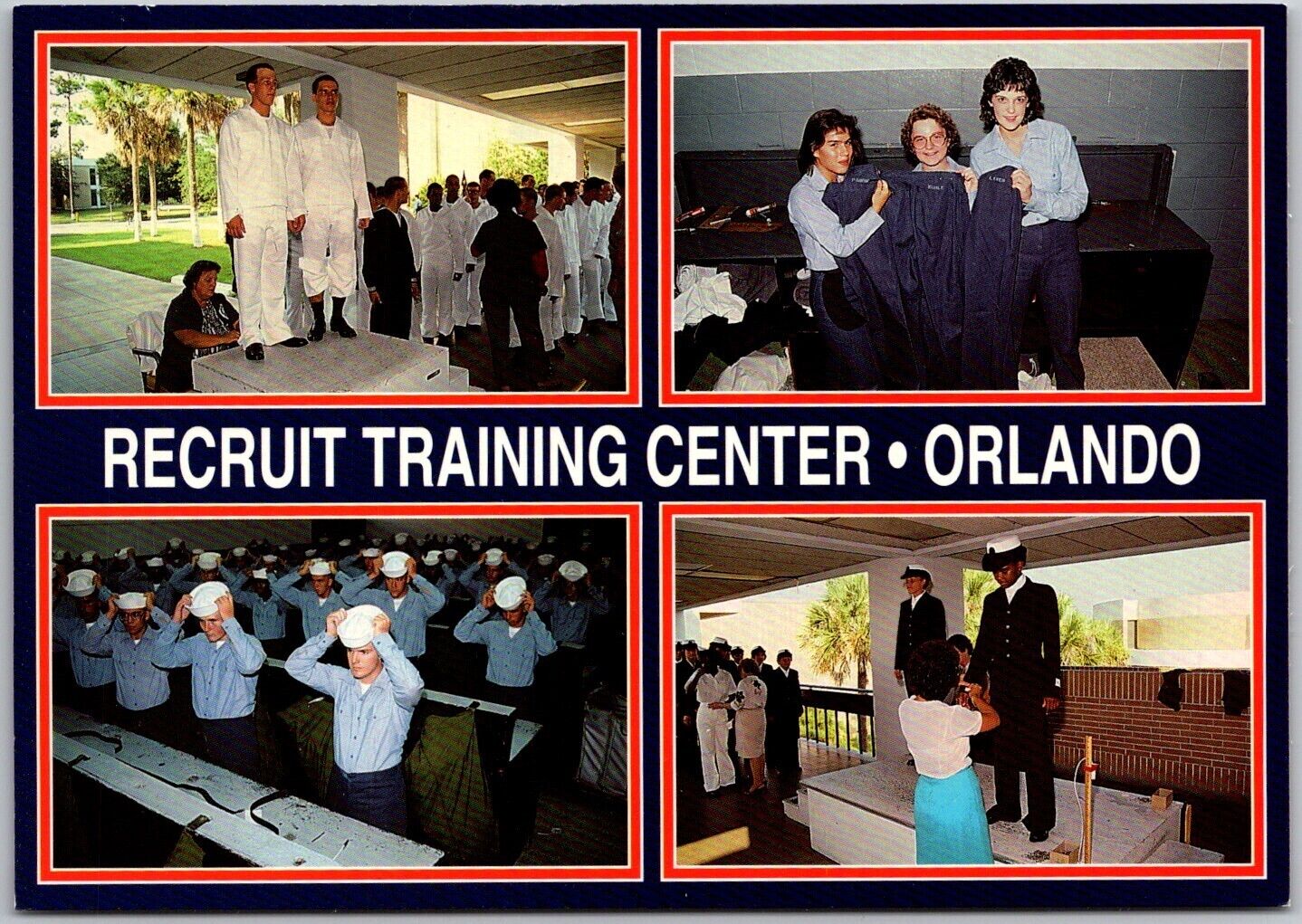 Postcard: Orlando Recruit Training Center Uniform Issue A243