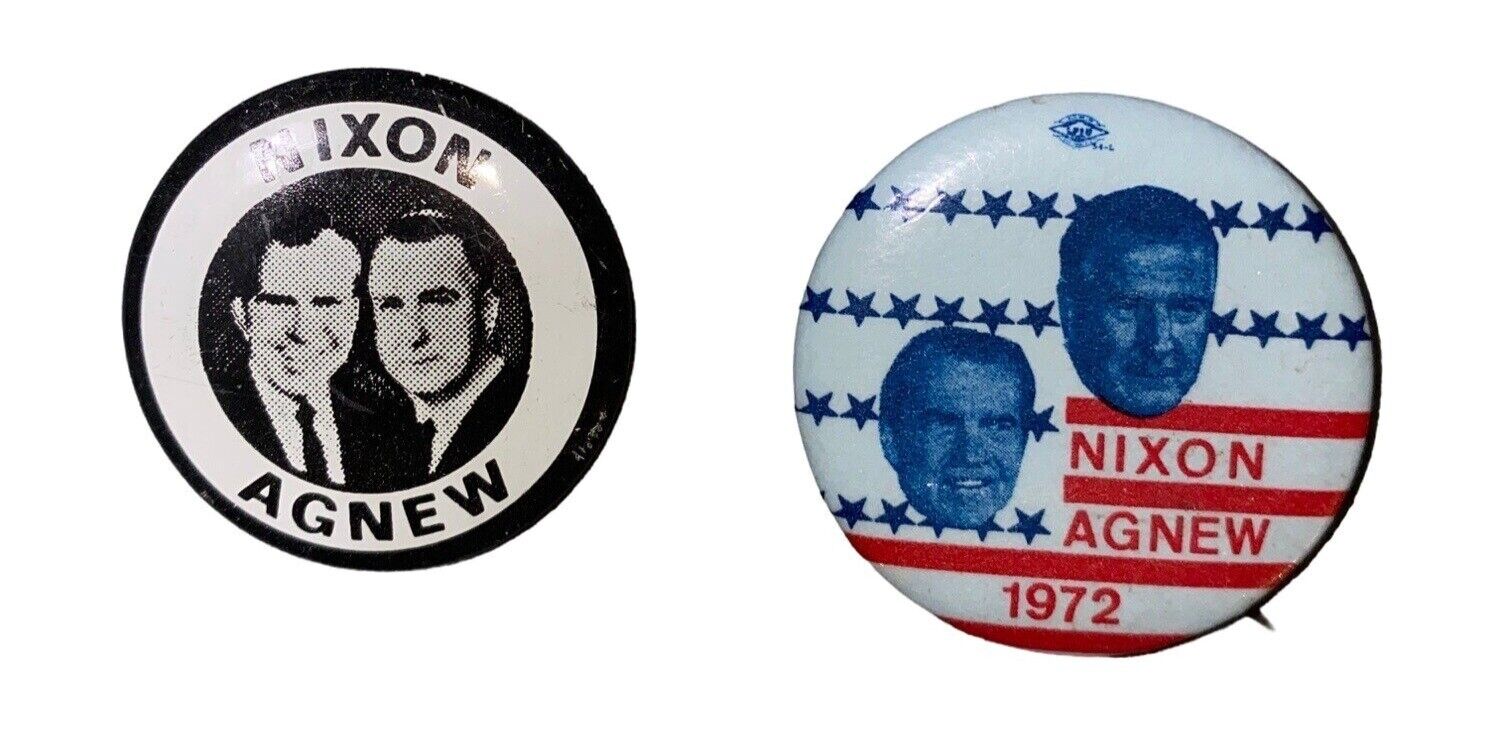 Vintage Reproduction Nixon Agnew 1.25\