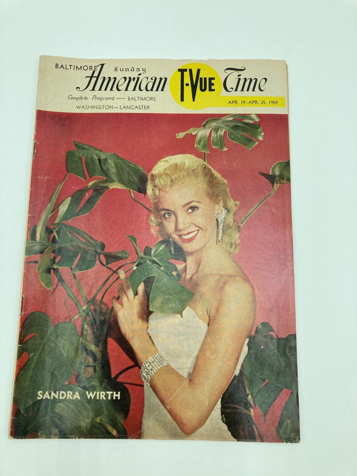 Early 1959 Baltimore T-Vue Time Magazine Sandra Wirth - Early Bil Keane Comic