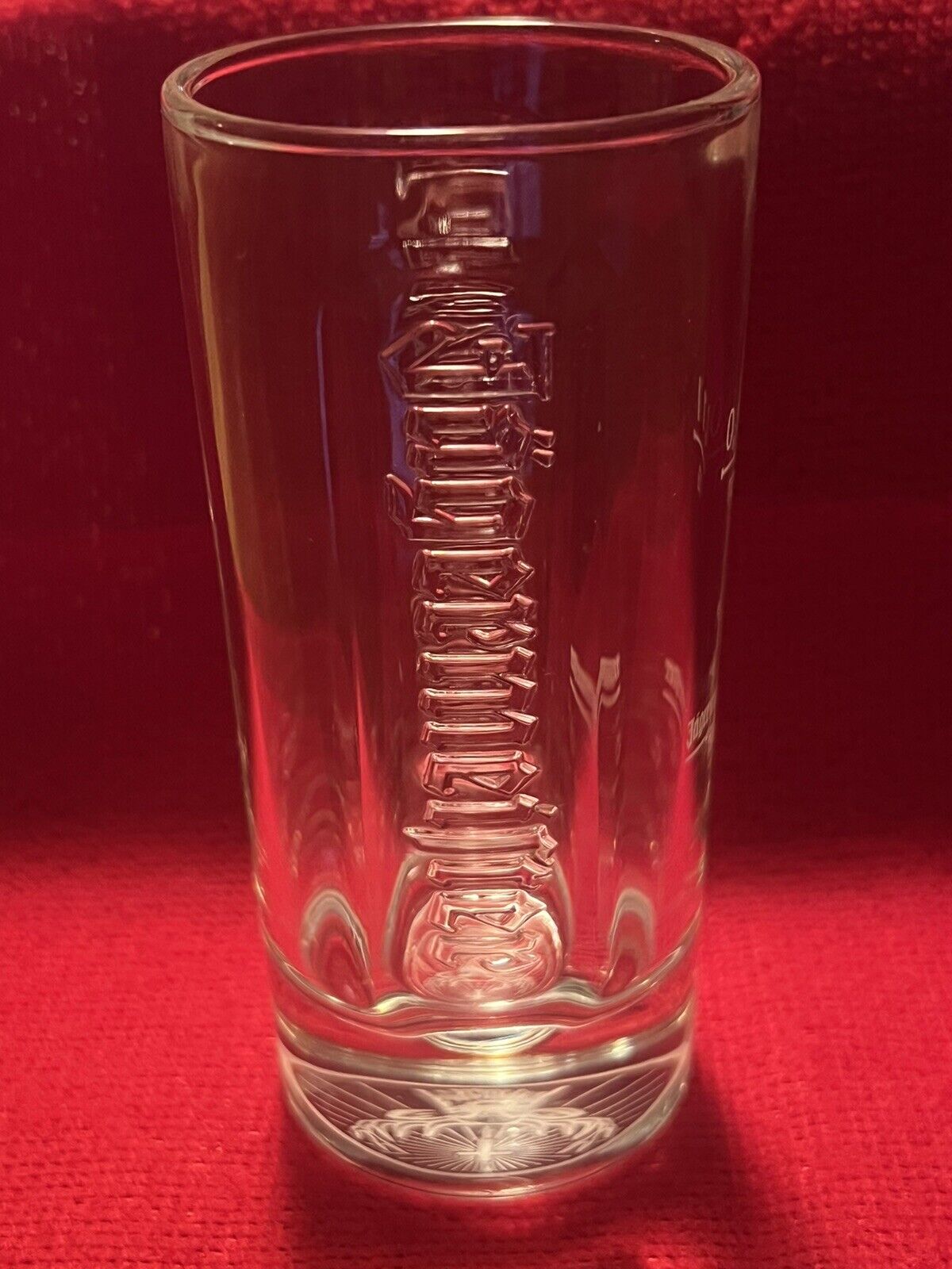 Jagermeister Tall Slim Shot Glass Embossed Logo 0.1L 0,1l / ra 7 oz - JagerBomb