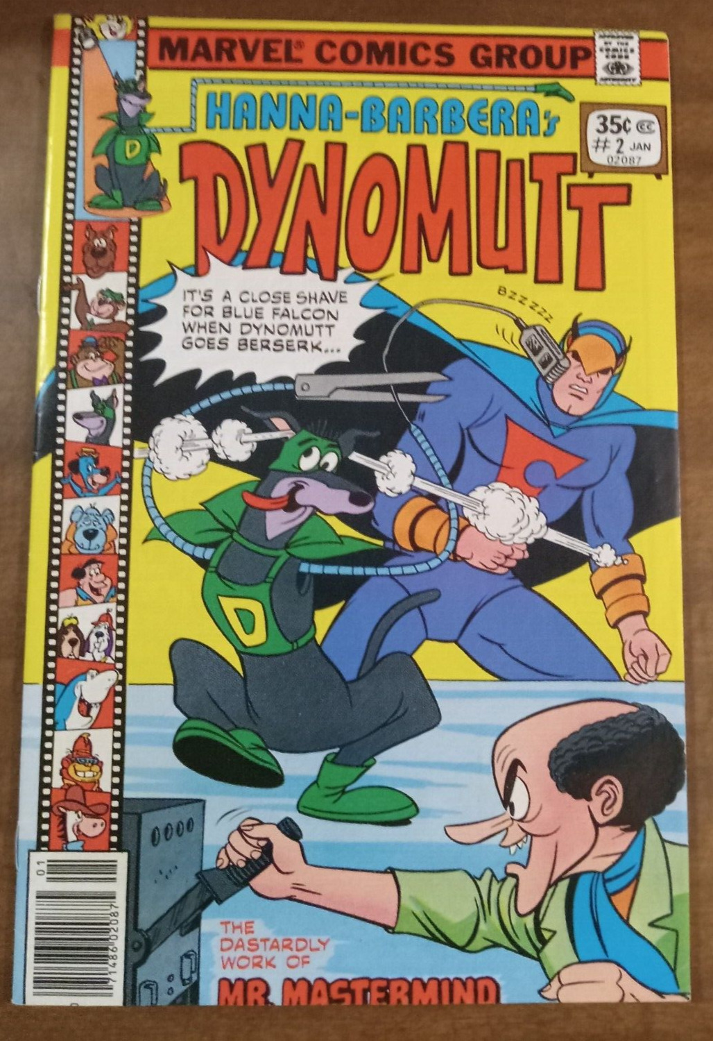 Hanna-Barbera Dynomutt Comics, #2-#6: Rare Set, 1977, Excellent Cond.
