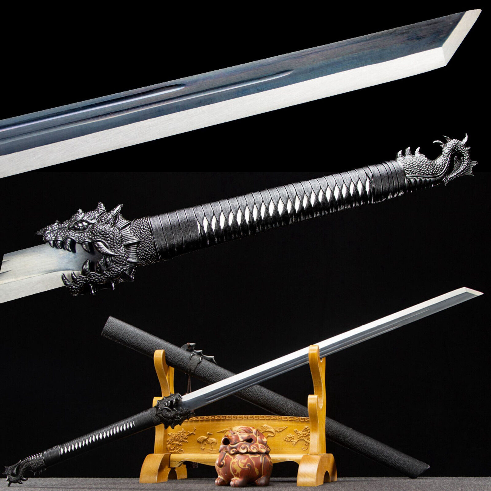 42Inch Hand Forging Swords Manganese Steel Sharp Sword Chinese Tang Dao唐刀 Katana