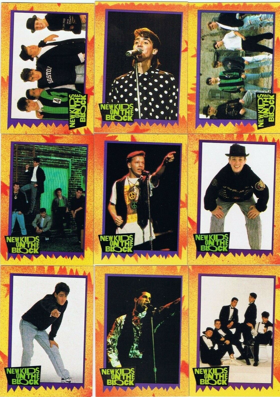 New Kids on the Block Series 1 Topps 1989 Singles. Check List. $1 each + Discnts