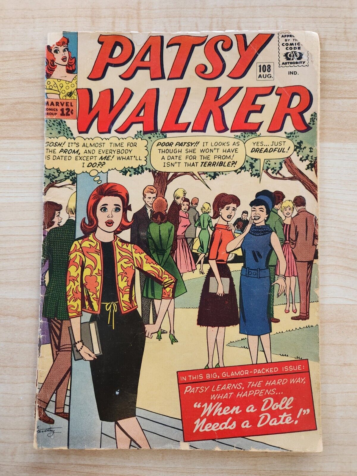 PATSY WALKER #108 (1963) Marvel Comics Stan Lee