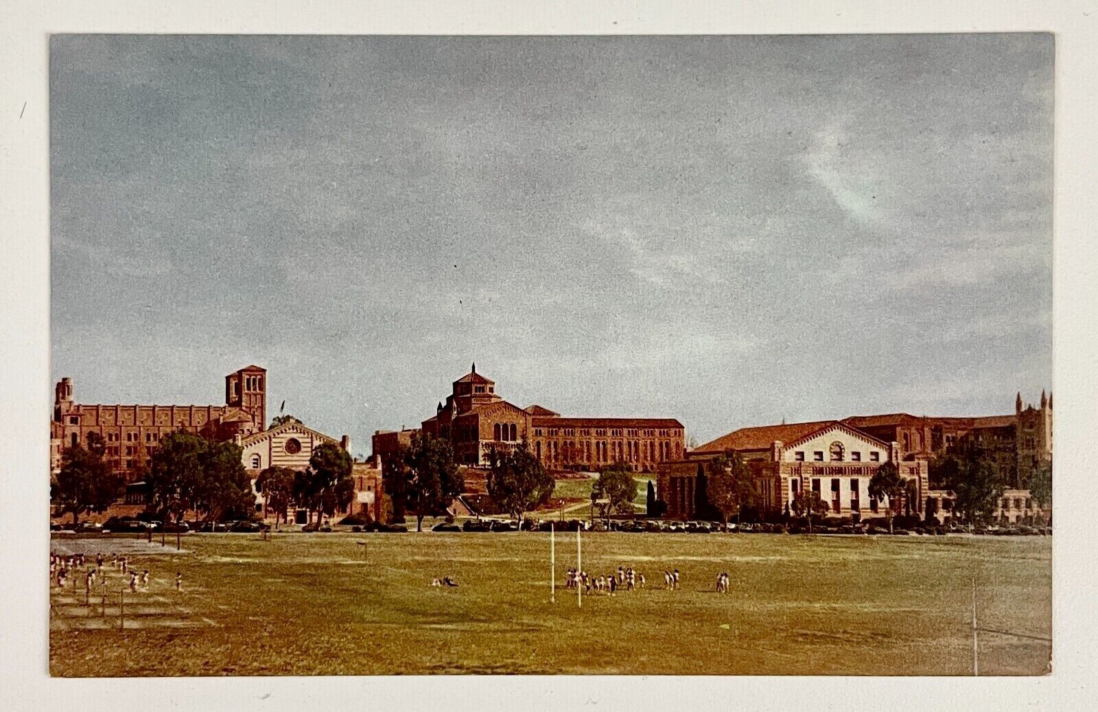 1960s University California Los Angeles UCLA Postcard Union 76 Co Football Field