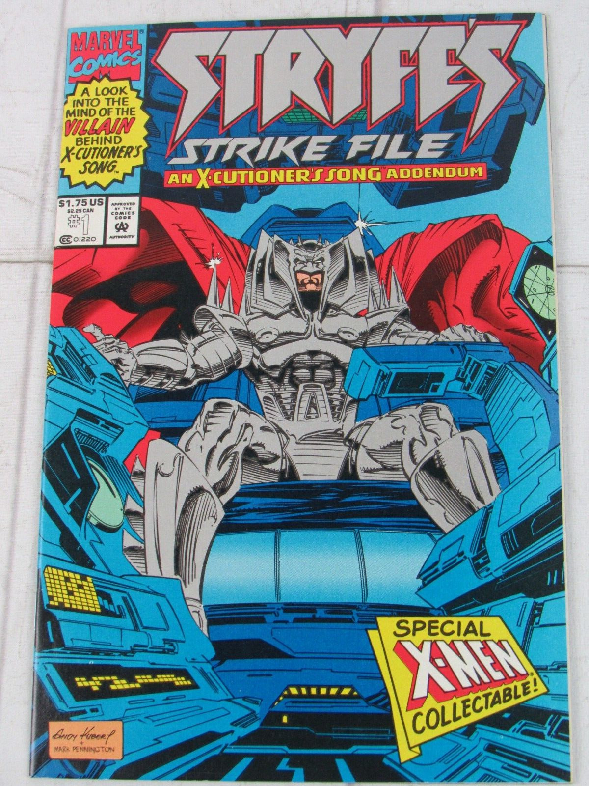 Stryfe\'s Strike File #1 Jan. 1993 Marvel Comics Newsstand Edition