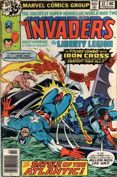 Invaders #37 FN; Marvel | World War Two Superheroes - we combine shipping