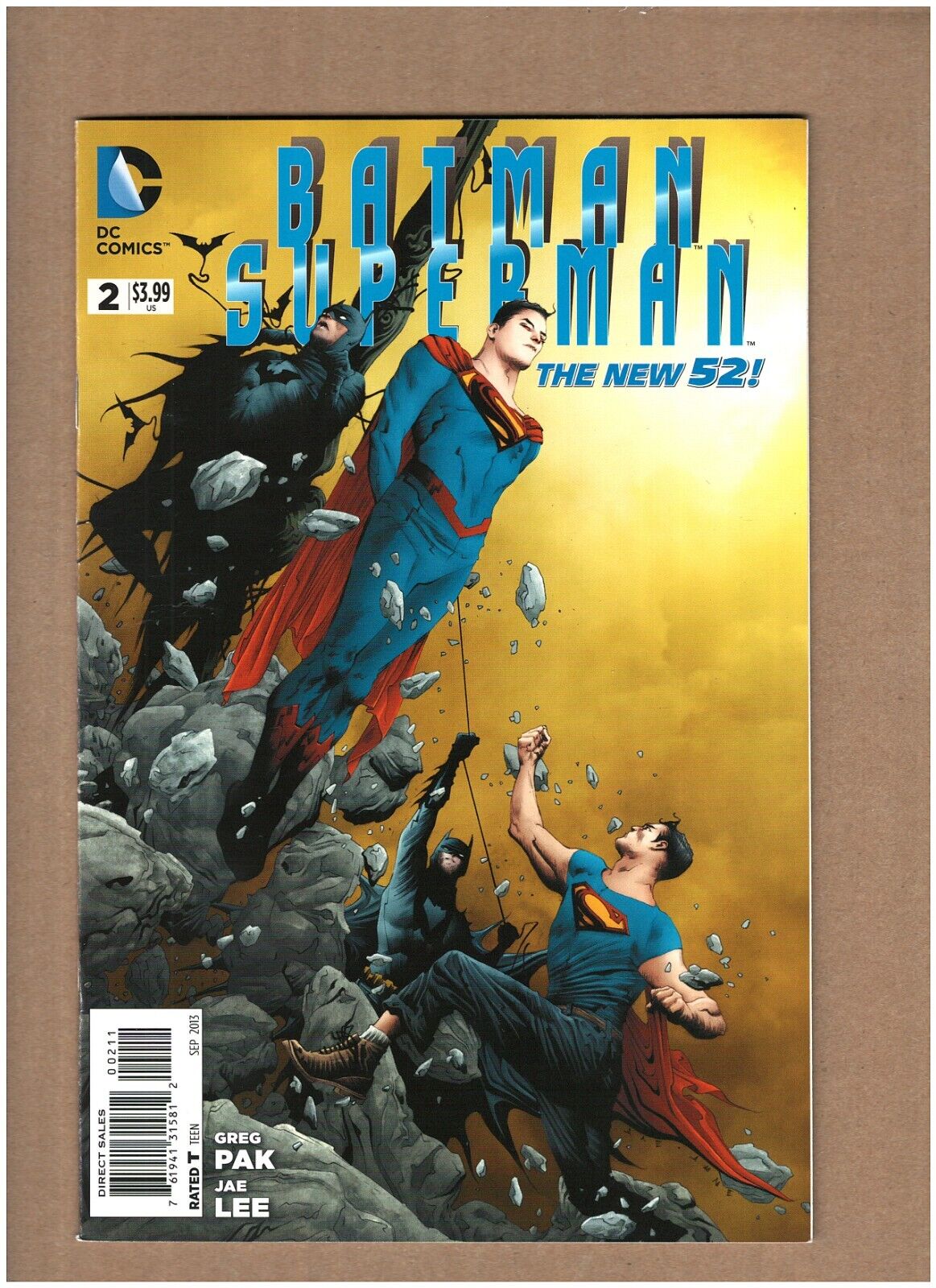 Batman/Superman #2 DC Comics 2013 Greg Pak Jae Lee VF/NM 9.0