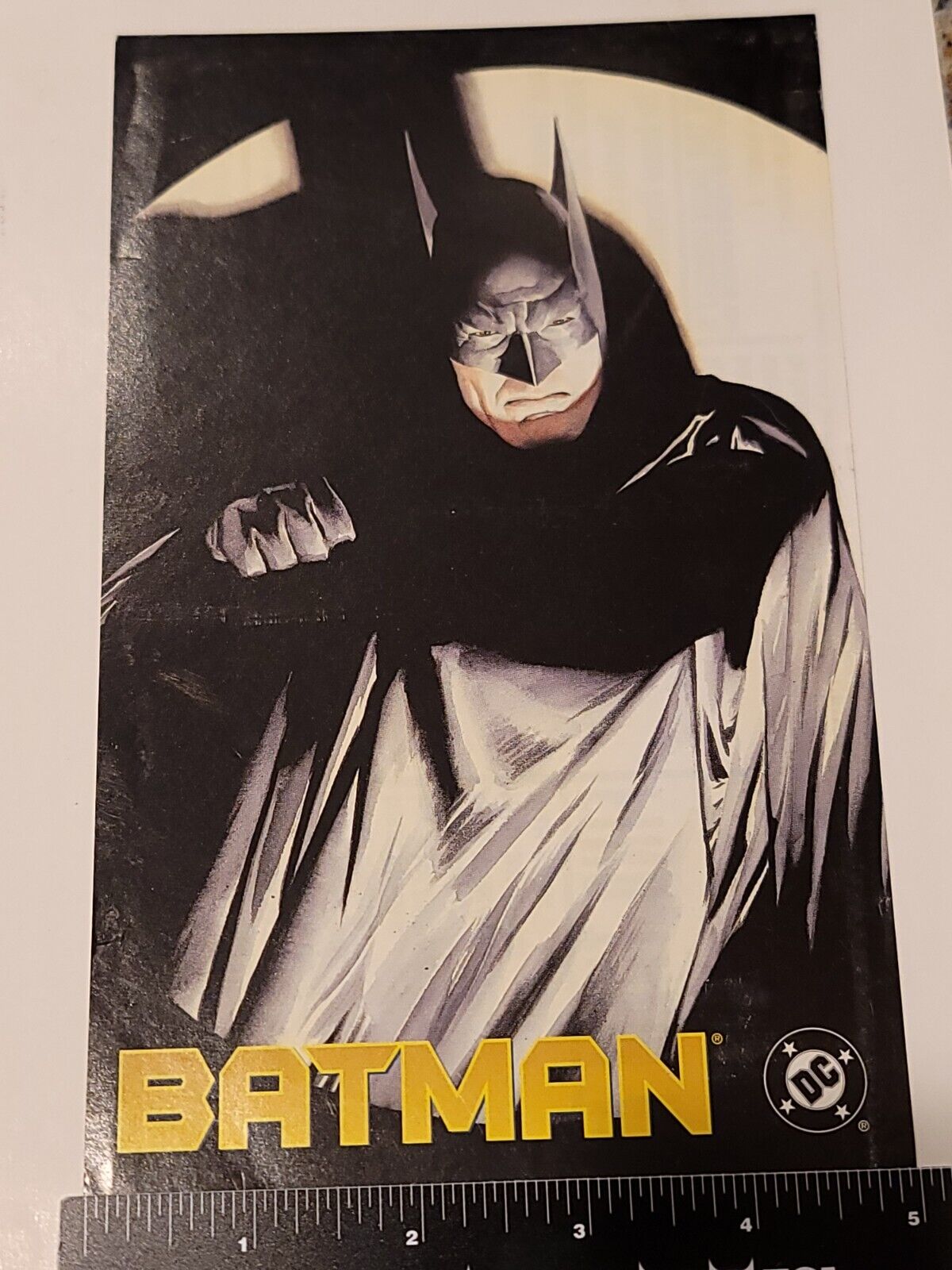 Vintage Alex Ross Batman PROMOTIONAL Artwork Flyer