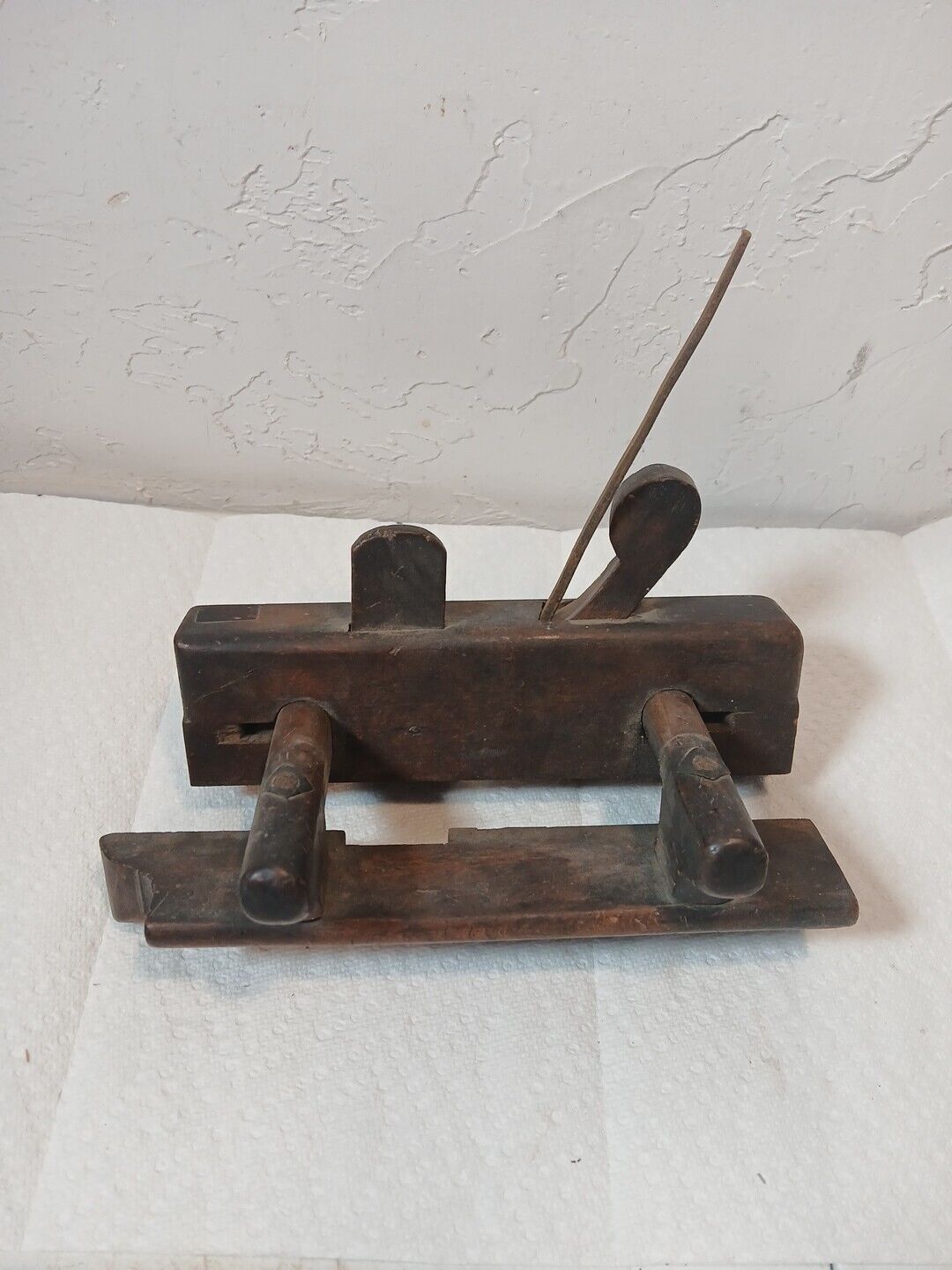Antique Wooden Sash Fillester Plough Plane Vintage Woodworking Tool 19th C
