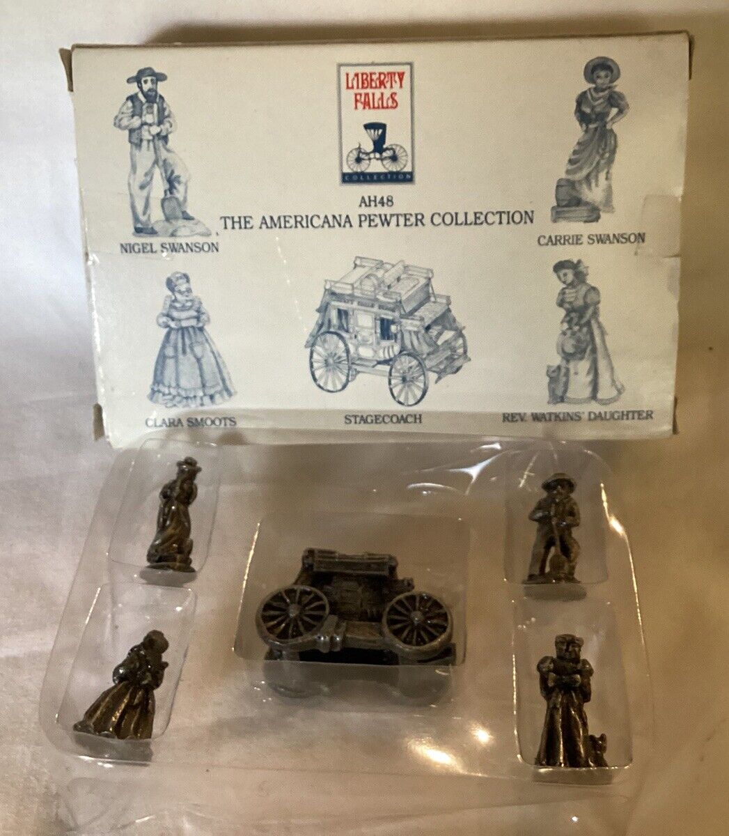 VINTAGE AMERICAN PEWTER COLLECTION 1994 STAGECOACH AH48