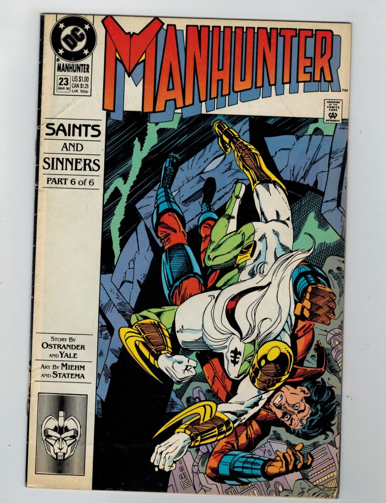 Manhunter #23 Comic Book March 1990 DC Comics