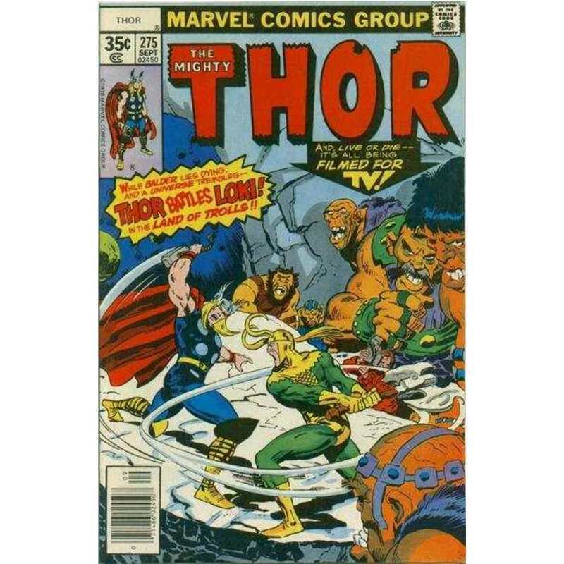 Thor (1966 series) #275 in Fine + condition. Marvel comics [k