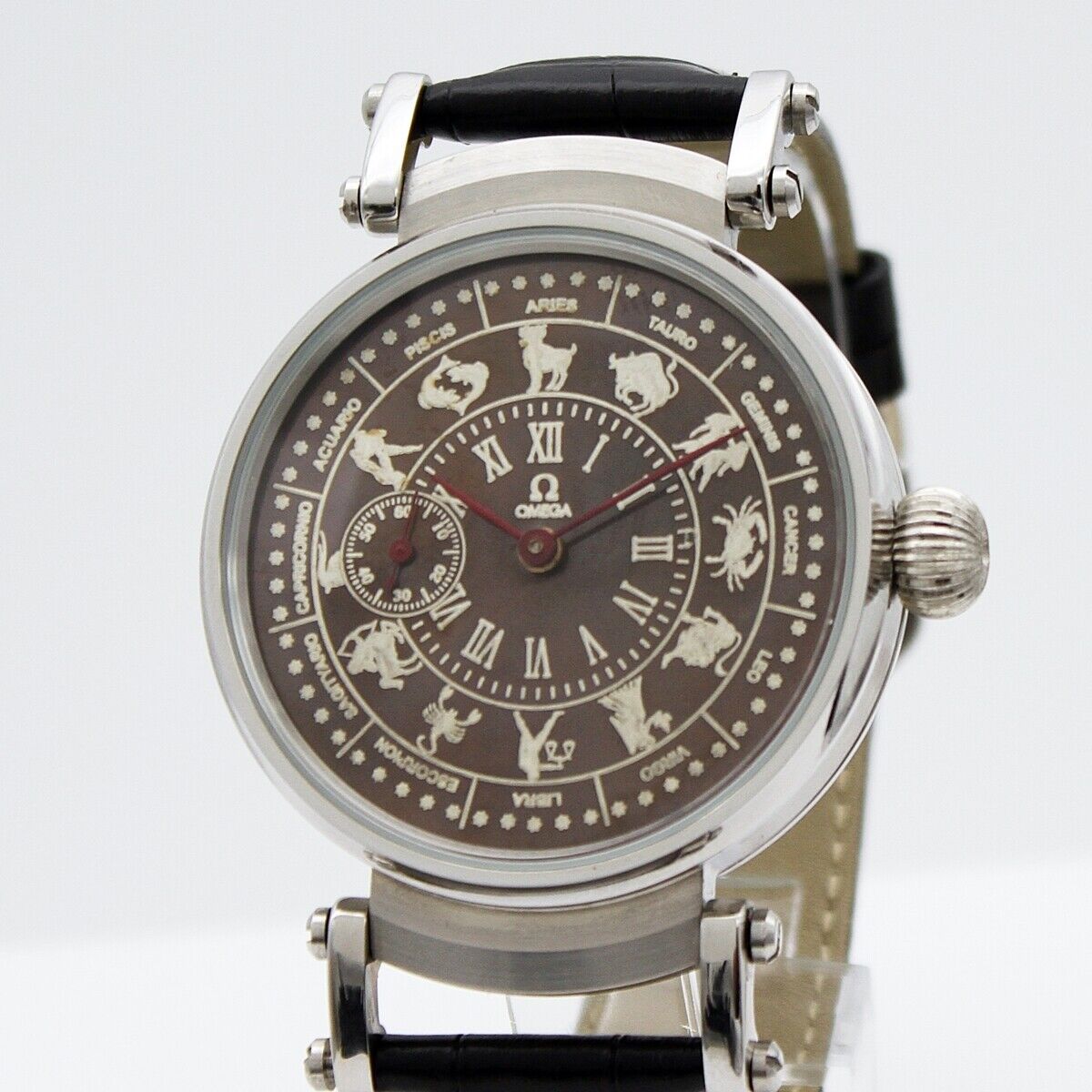 Omega Zodiac Brown dial [Rare] Manual winding men's watch 1920s vintage 0150
