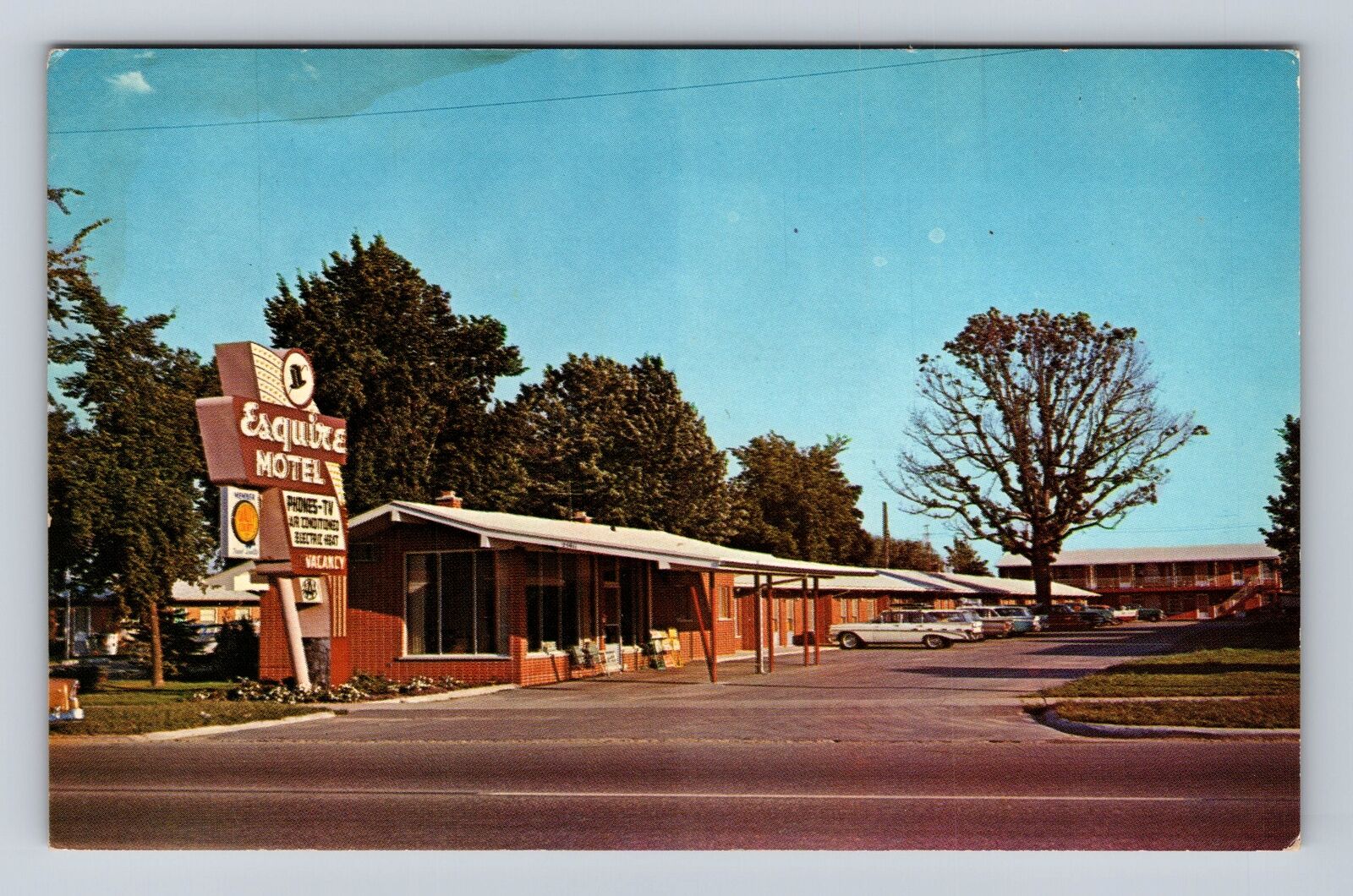 Inkster MI-Michigan, Esquire Motel, Advertising, Antique Vintage Postcard
