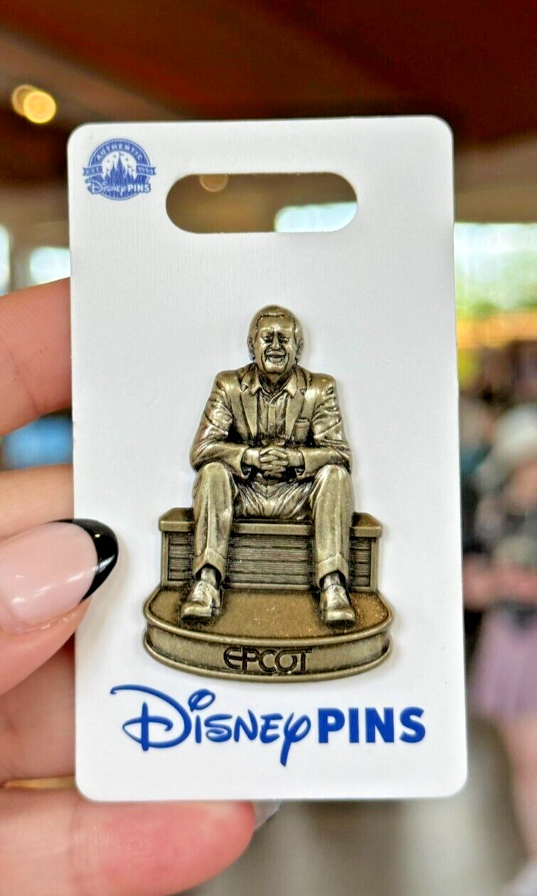 Disney Parks 2023 Walt The Dreamer EPCOT Statue Figure Open Edition Pin NEW