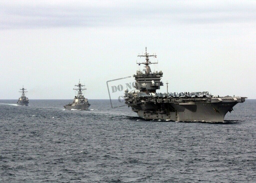US Navy USN aircraft carrier USS Enterprise (CVN 65) D1 8X12 PHOTOGRAPH