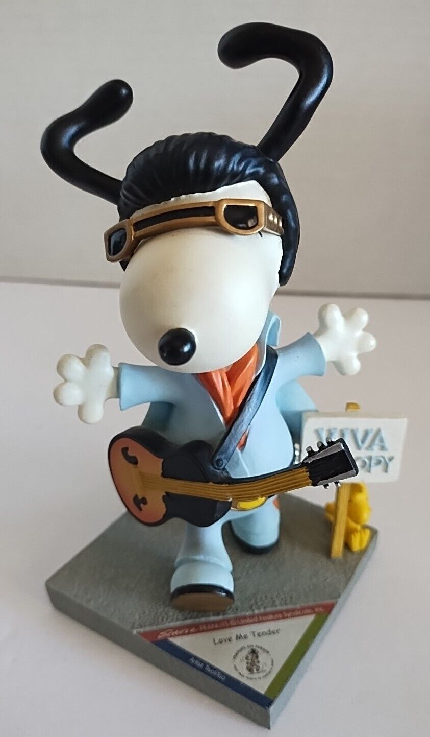 Westland Love Me Tender Viva Snoopy Elvis Figurine #8426