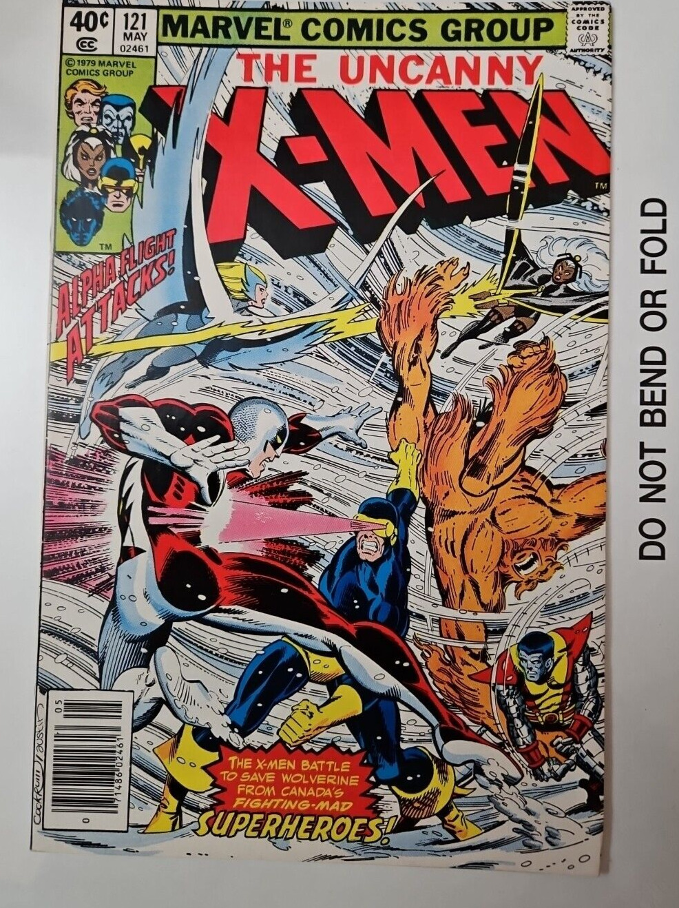 🔥The Uncanny X-MEN #121 Alpha Flight 1st Appearance🔑Newsstand 1979 Marvel