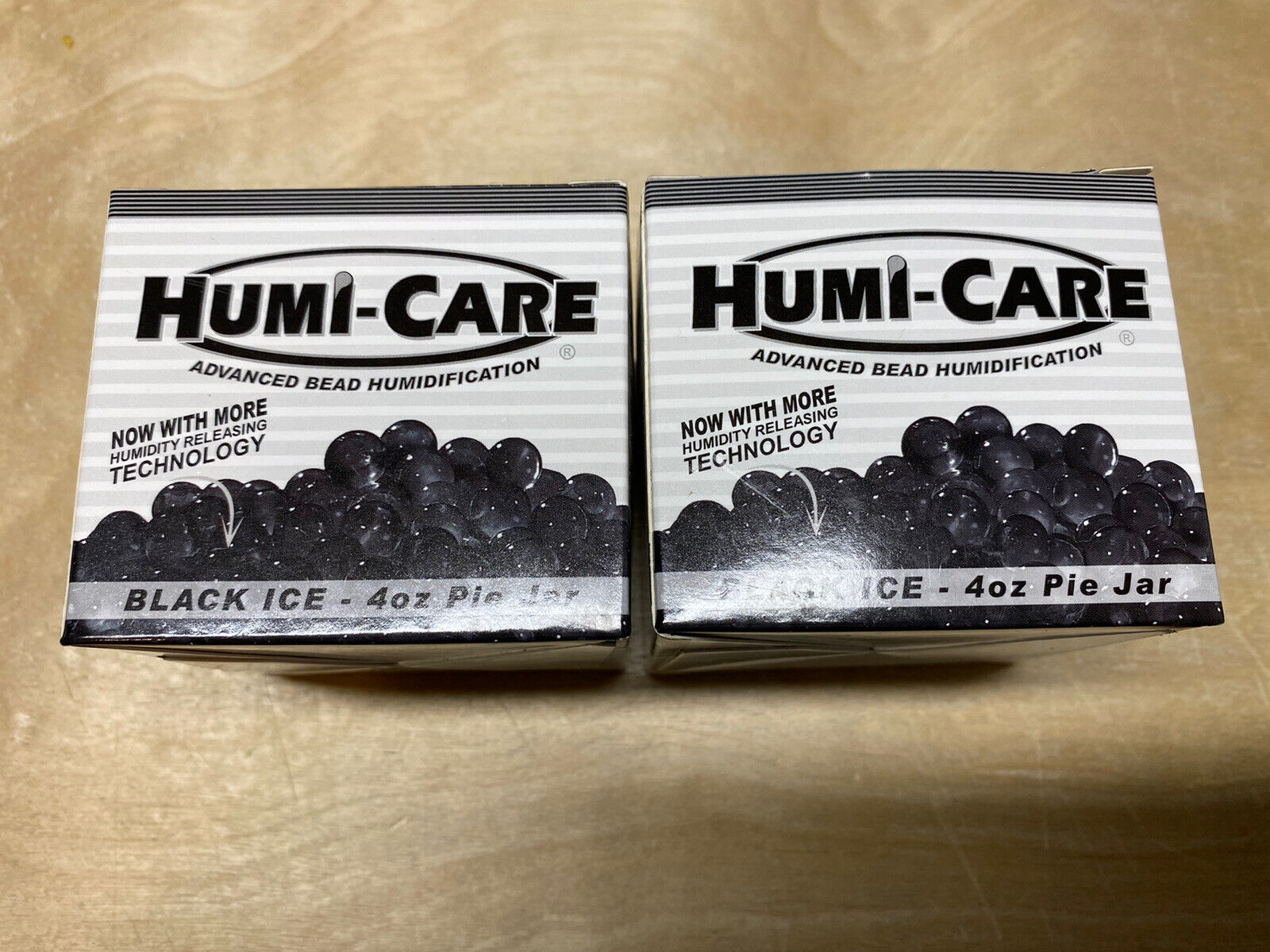 HUMI-CARE Black Ice Cigar Humidor Humidification Beads 4oz - 2 Pack
