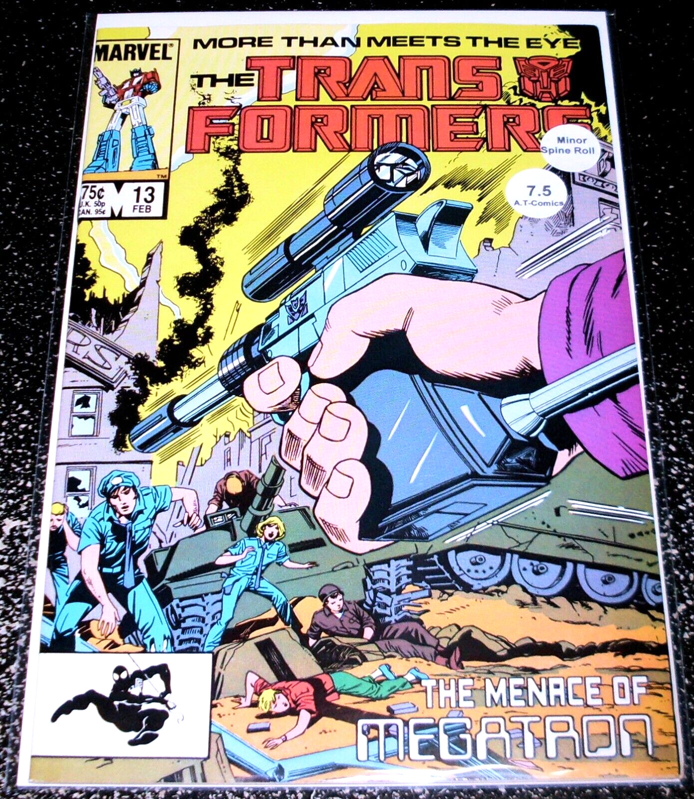 Transformers 13 (7.5) 1st Print Marvel Comics 1986 - Flat Rate Shipping