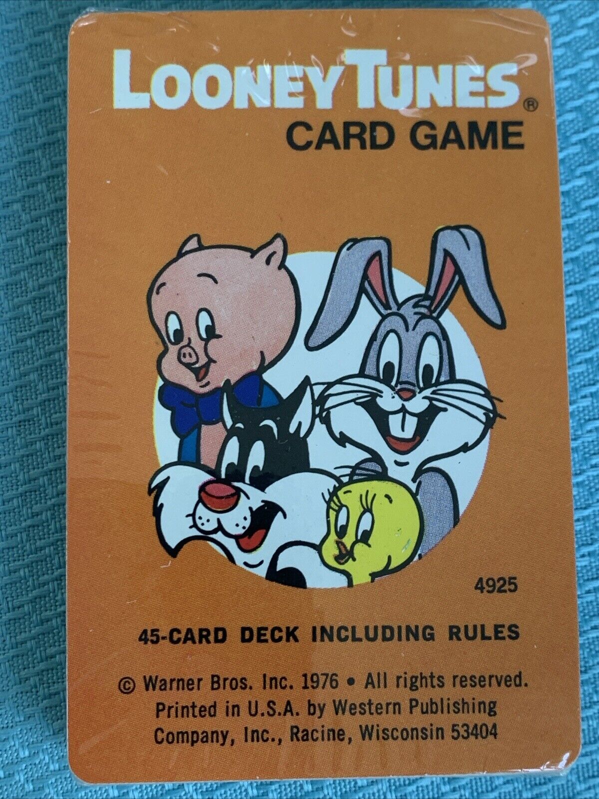 1976 Looney Tunes Card Game Bugs Tweety Warner Bros Mint NOS Original Packaging