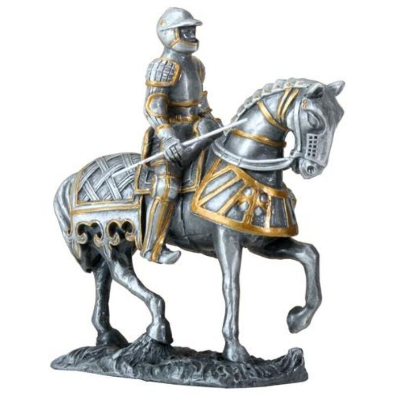 PT Pacific Trading German Knight on Horse Decorative Statue