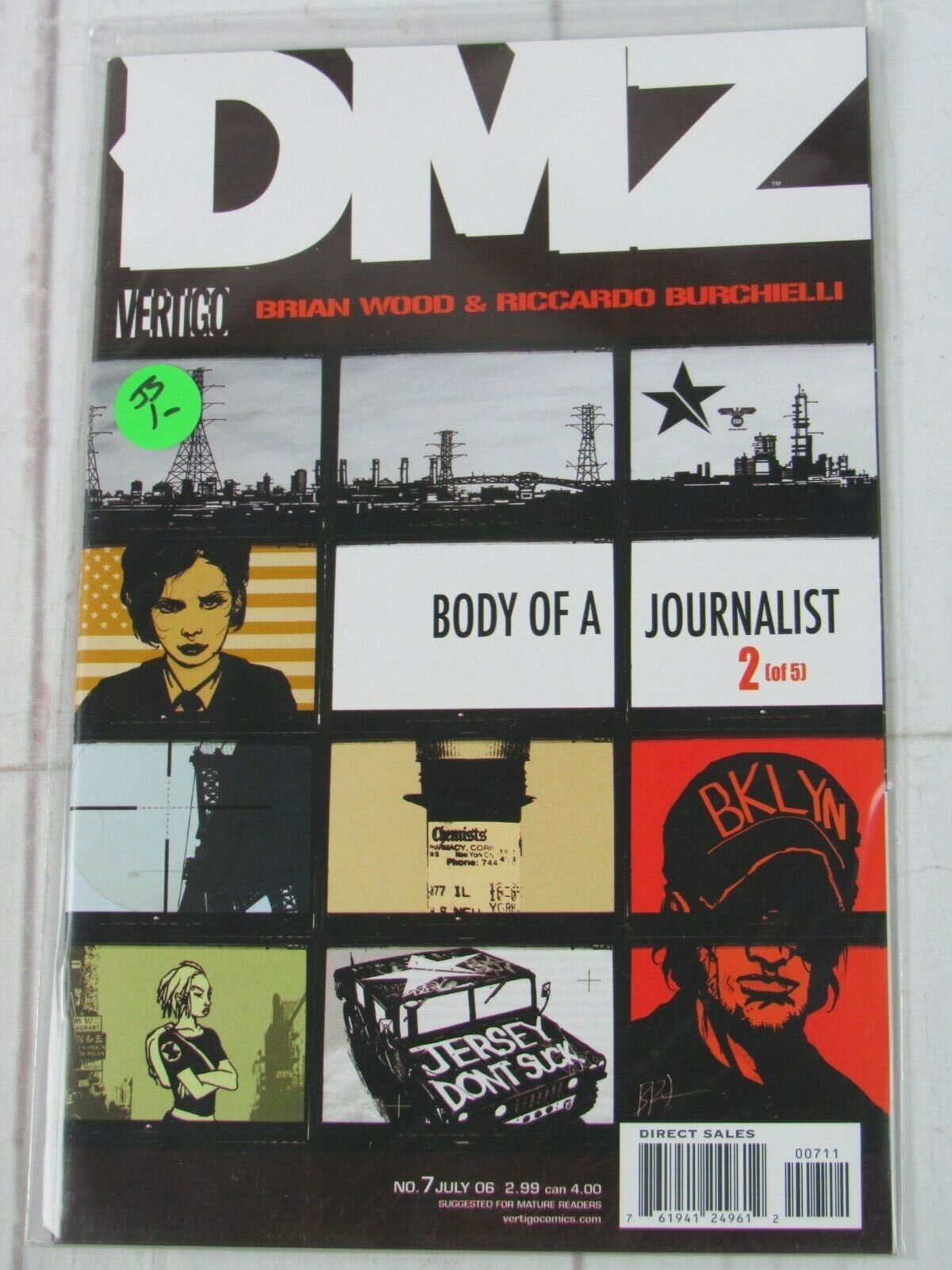 DMZ #7 July 2006 Vertigo Comics