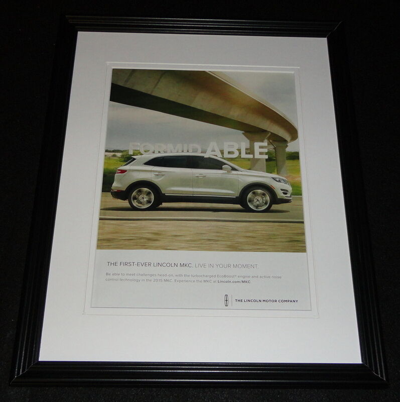 2015 Lincoln MKC 11x14 Framed ORIGINAL Advertisement 