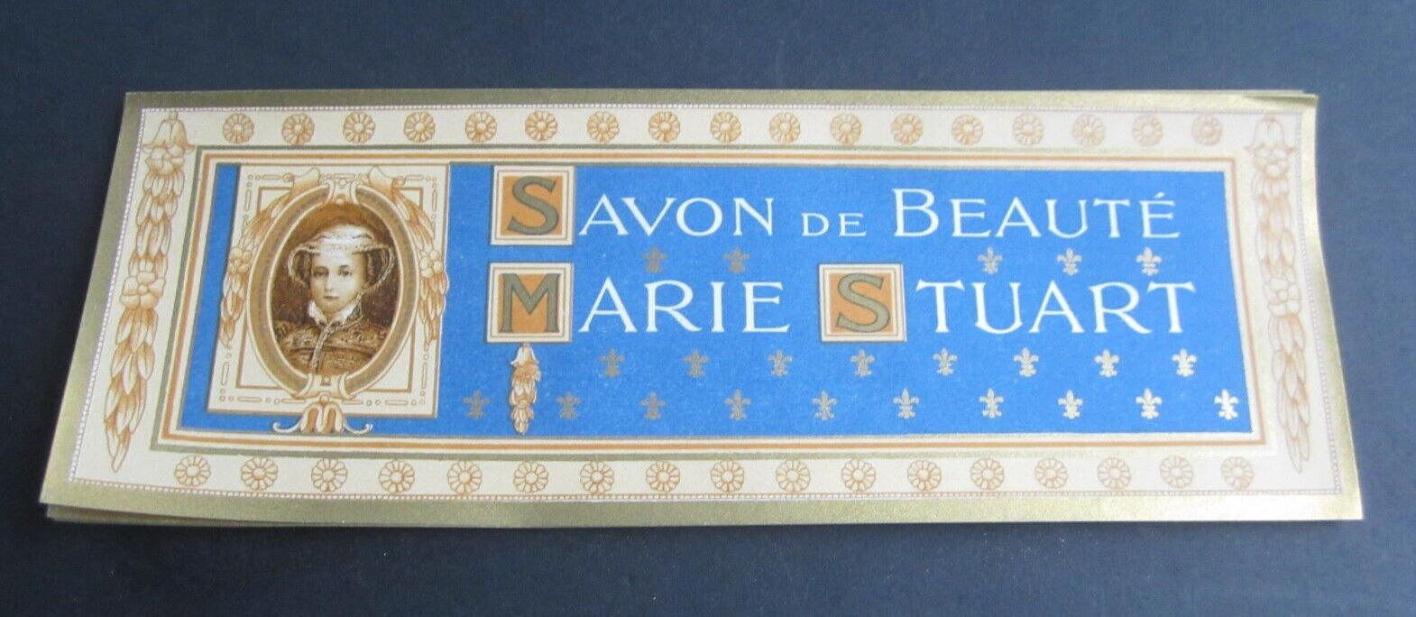 Old Vintage  Savon de Beaute MARIE STUART French SOAP LABEL
