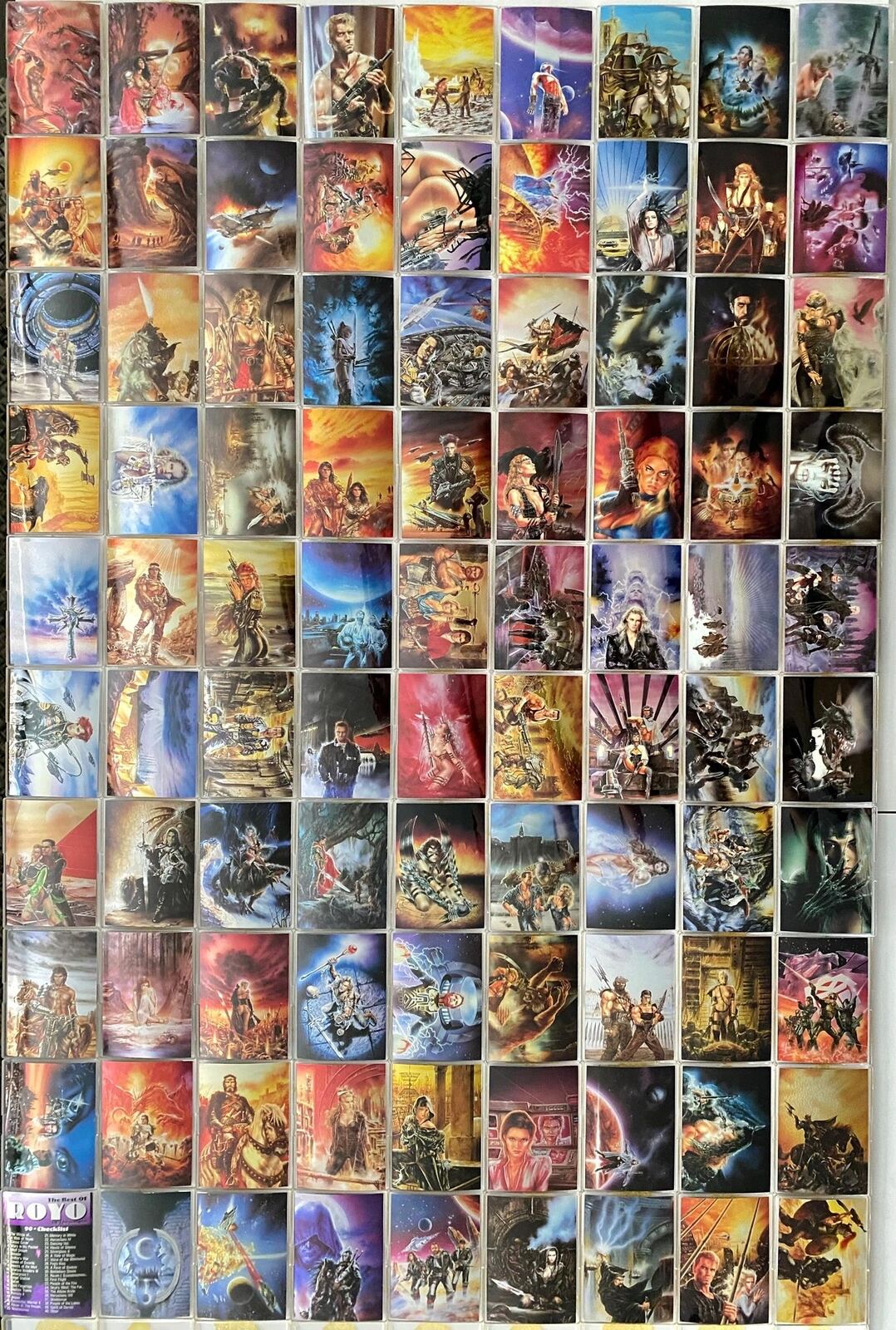 1995 Best of Luis Royo All-Chromium Complete Trading Card Set 90 Cards