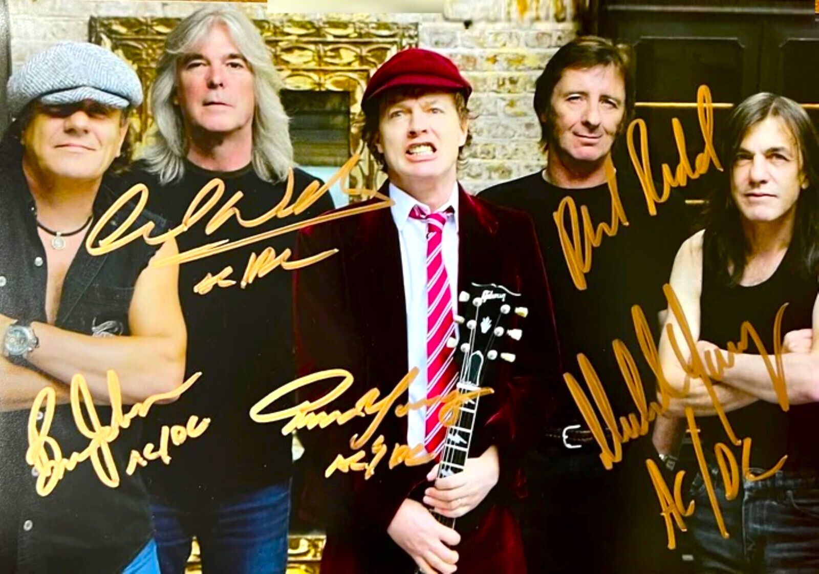 AC/DC Band 8.5x11 Signed Photo Reprint