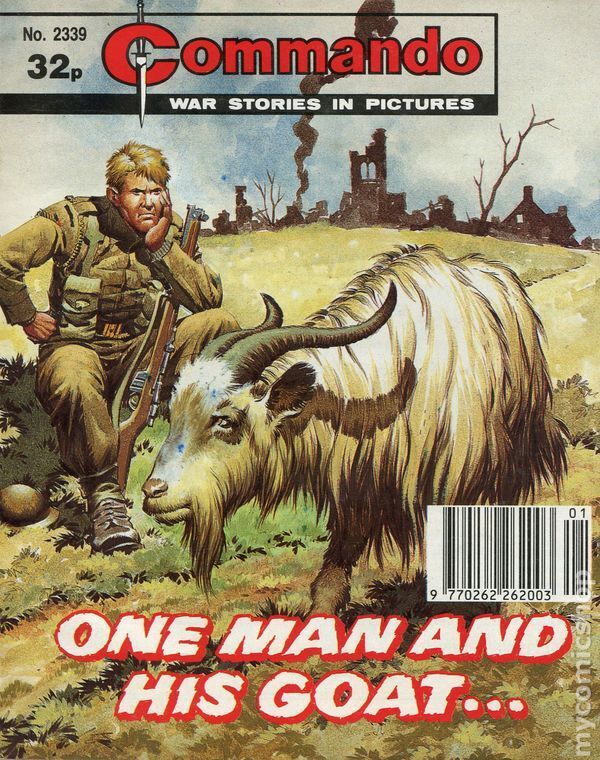 Commando War Stories in Pictures #2339 VG 1990 Stock Image Low Grade