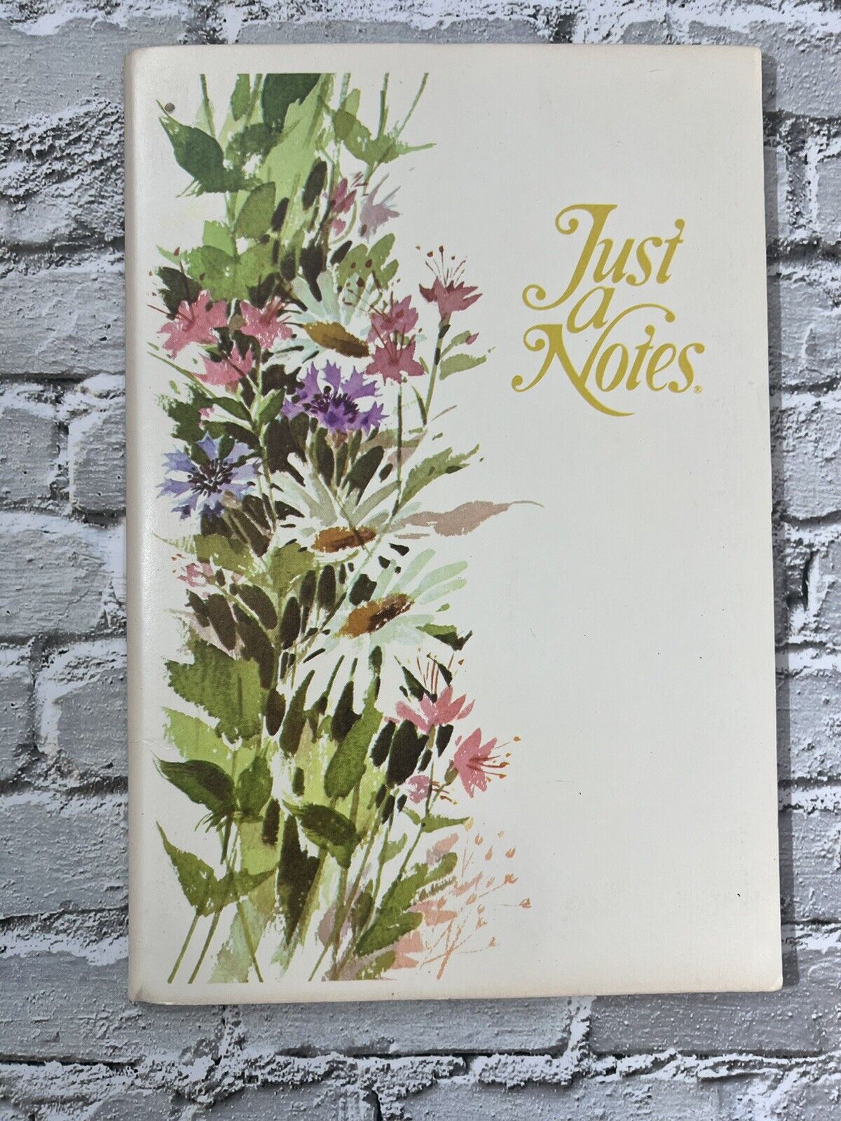Vintage Current Postalettes, Wildflowers “Just A Note” NOS complete