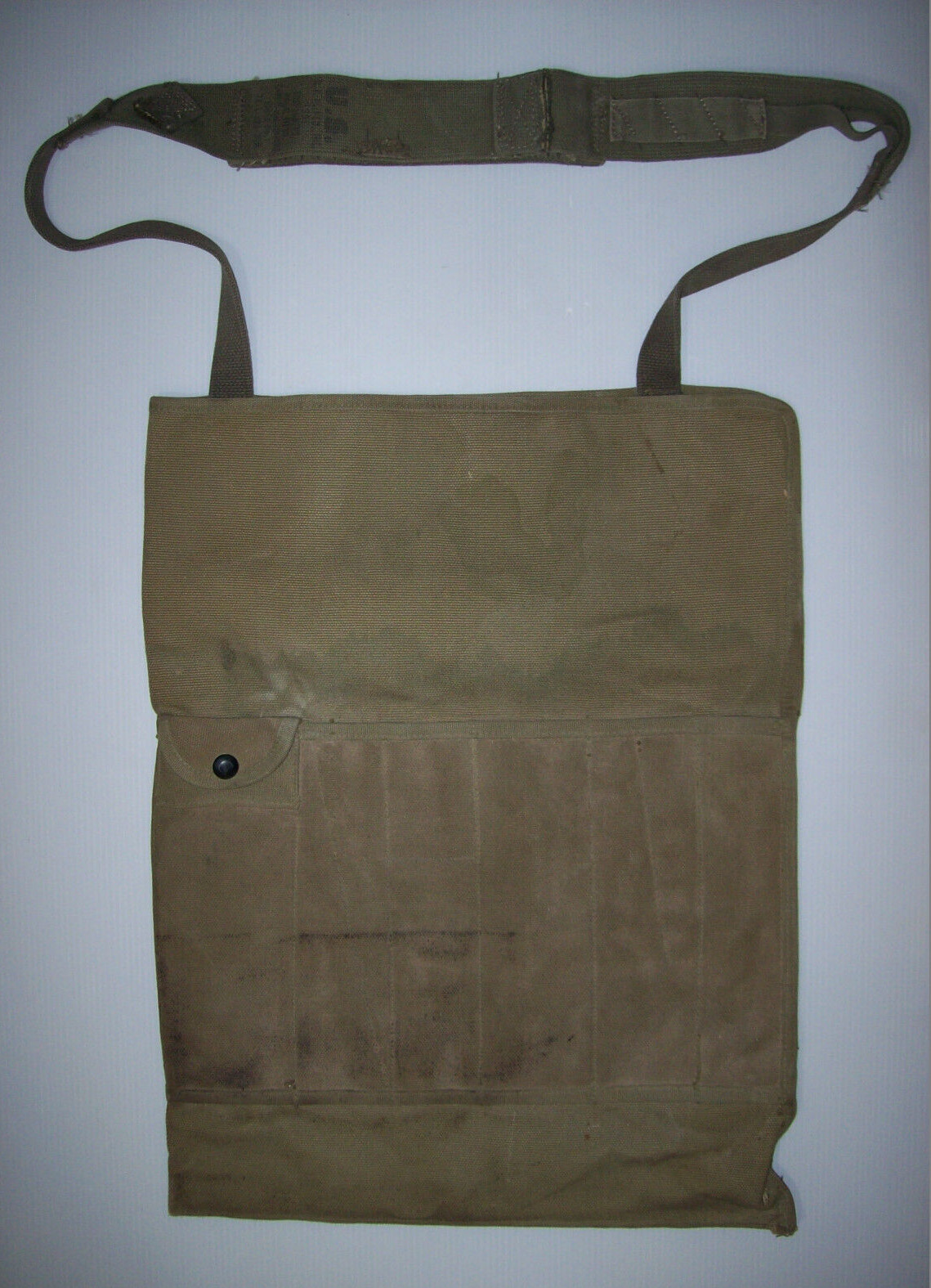 Vintage Military Canvas Roll Tool M4 Bag Shoudler Strap
