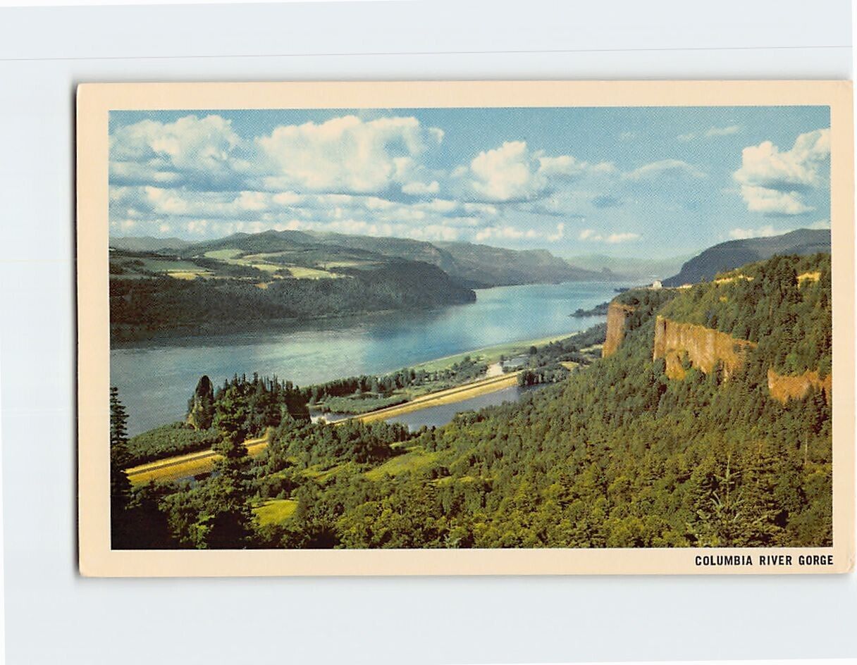 Postcard Columbia River Gorge, Crown Point, Oregon