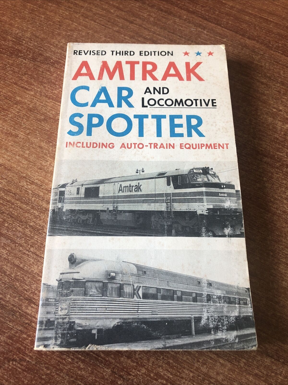 Vintage 1976 Amtrak Car/Locomotion Spotter Including Auto Train Revised 3rd Ed.