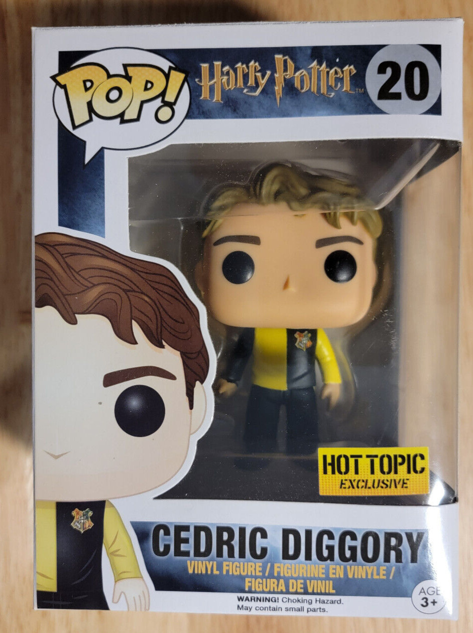 Funko Pop Harry Potter #20 Cedric Diggory Triwizard Outfit Hot Topic Exclusive
