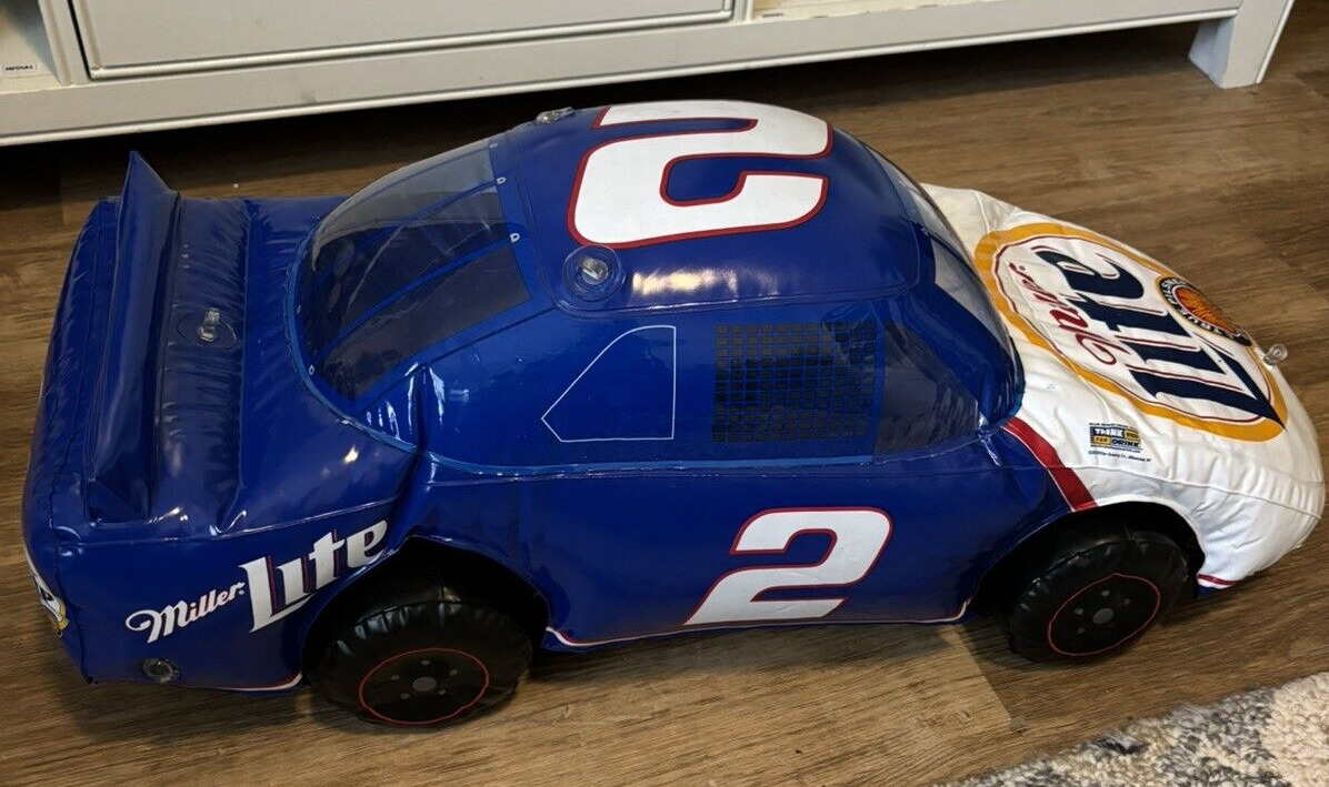 RARE 1993 Brand New MILLER LITE BEER #2 Rusty Wallace Inflatable Car NASCAR