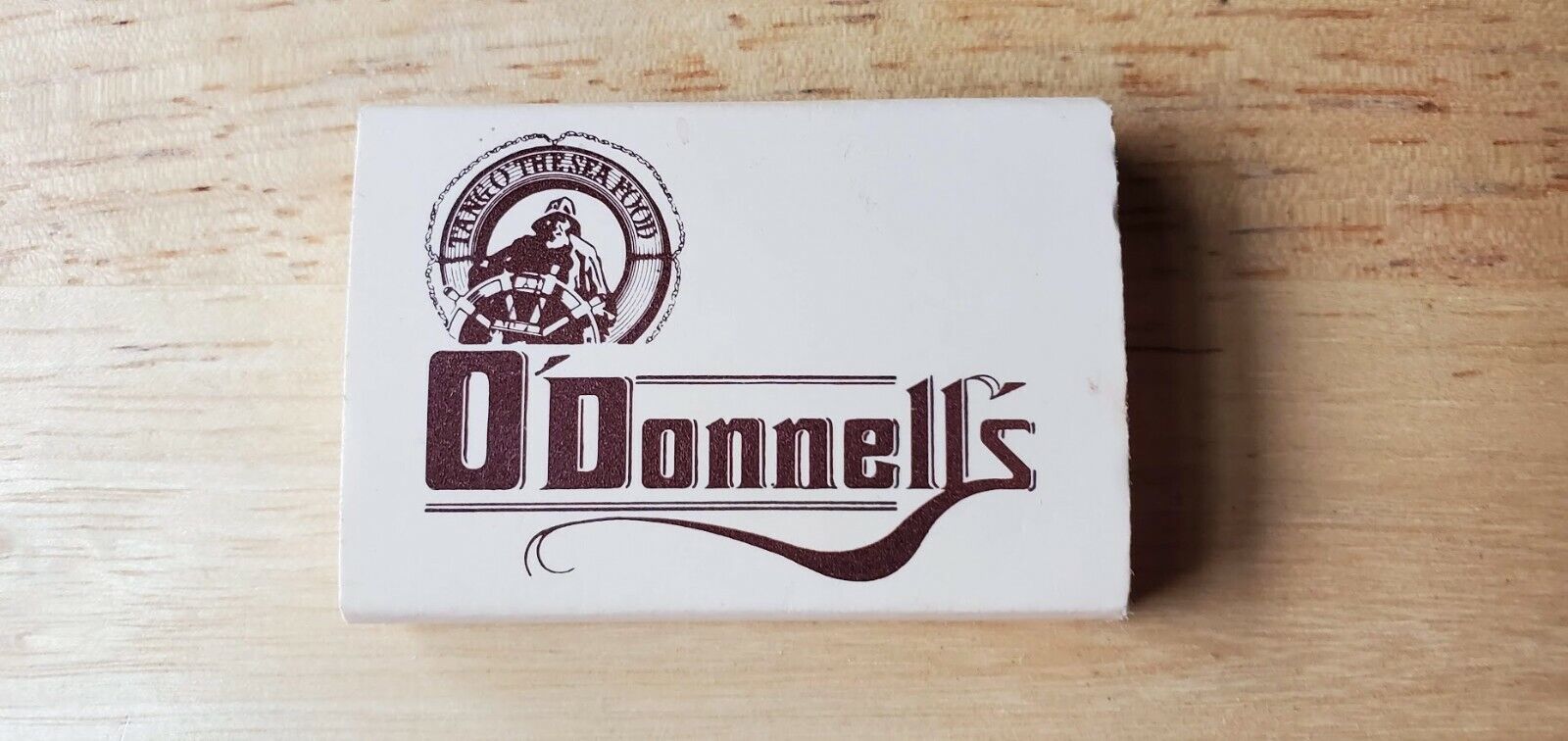 O Donnells matchbox Empty Tang O the Seafood Bethesda Maryland Wisconsin Ave MD