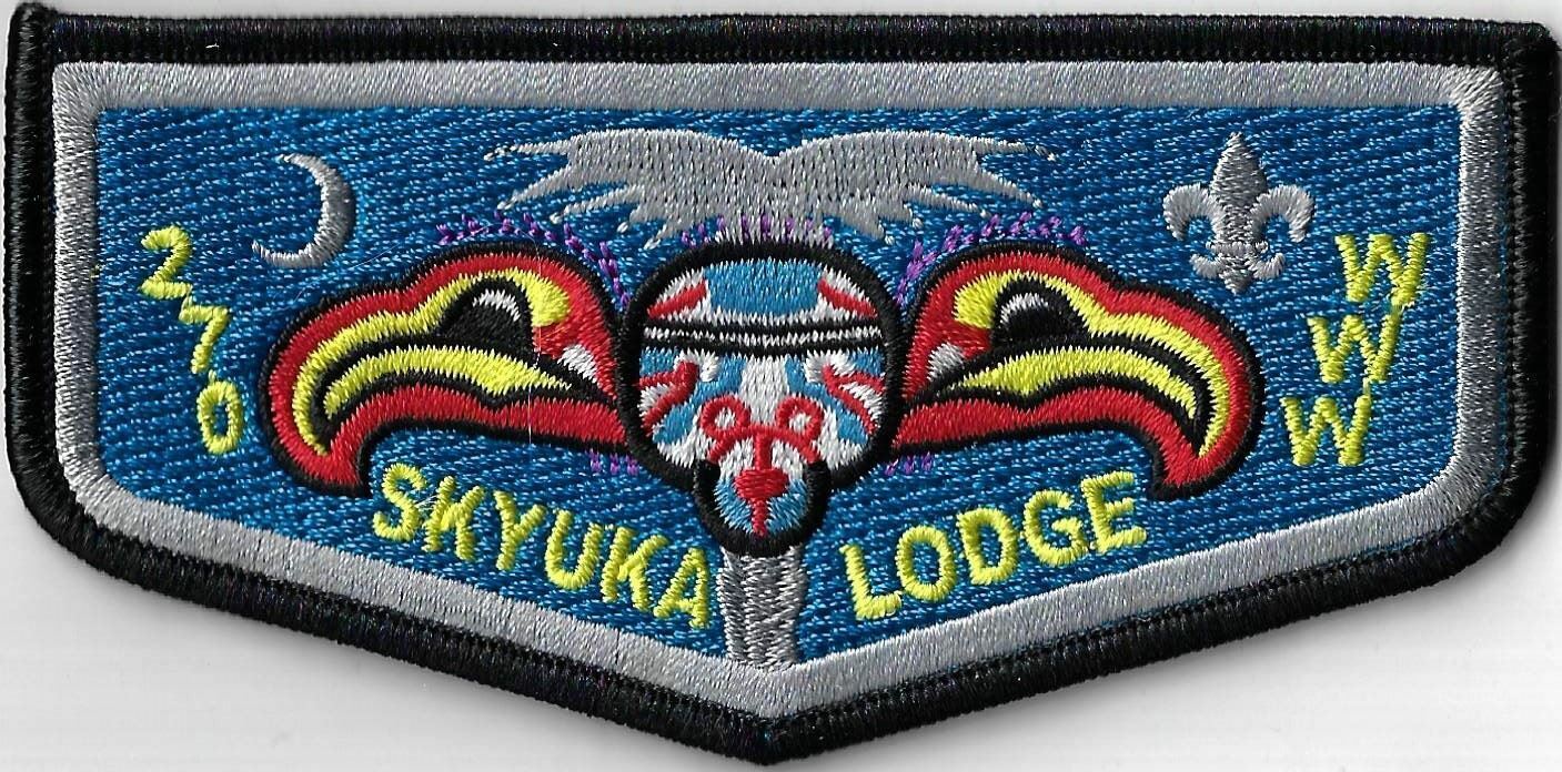 OA Skyuka Lodge 270  Flap BLK Bdr. Palmetto Area, SC [MX-10612]