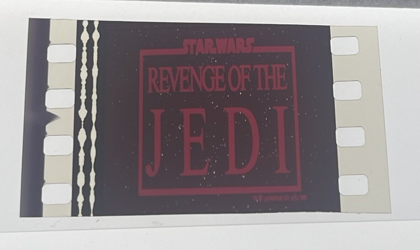 Revenge of The Jedi Star Wars 1983 Original 35mm Title Clip -1 Title Shot RARE