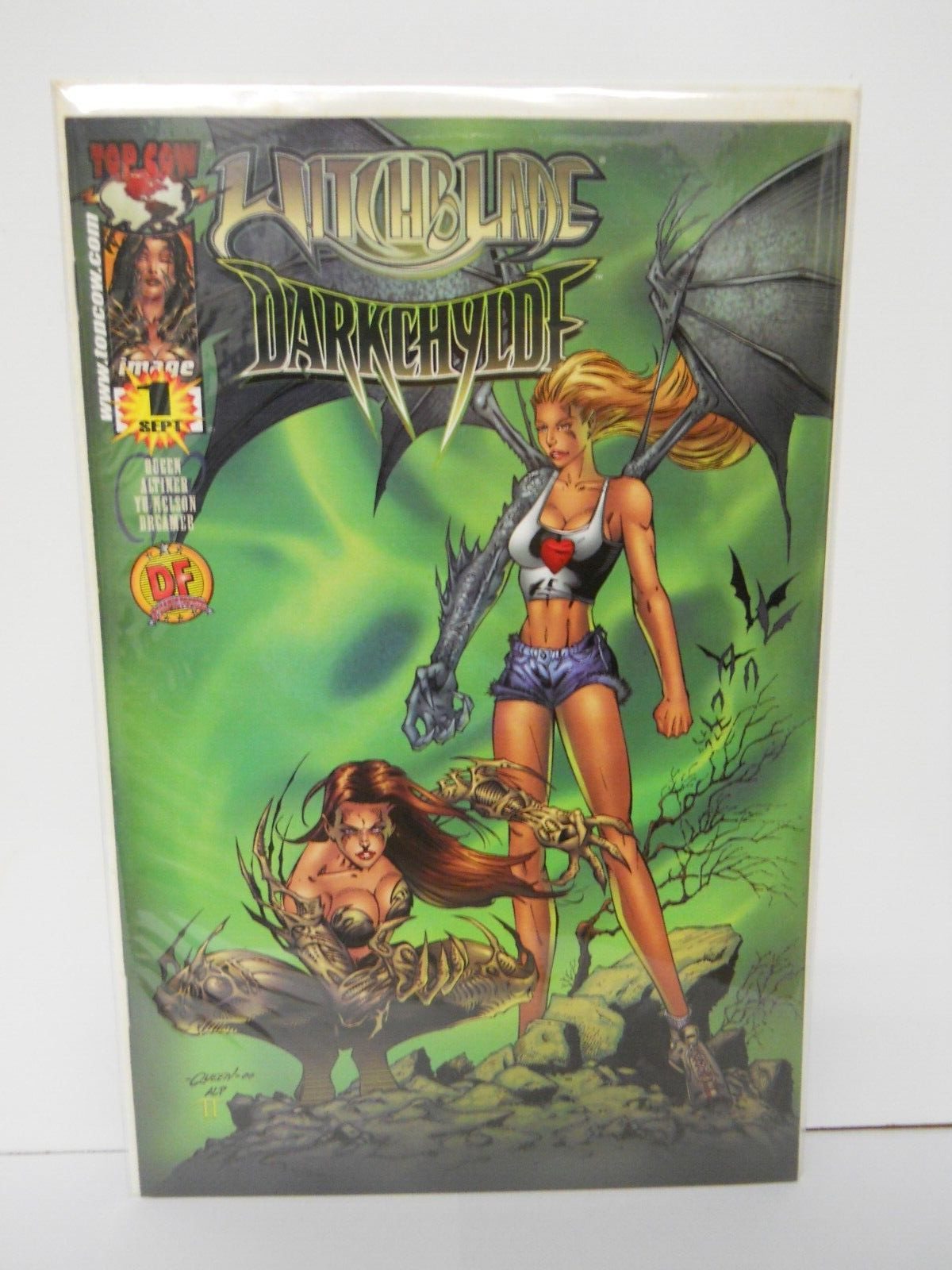 Witchblade Darkchylde #1 DF Dynamic Forces Variant Cover Comic Book COA #185