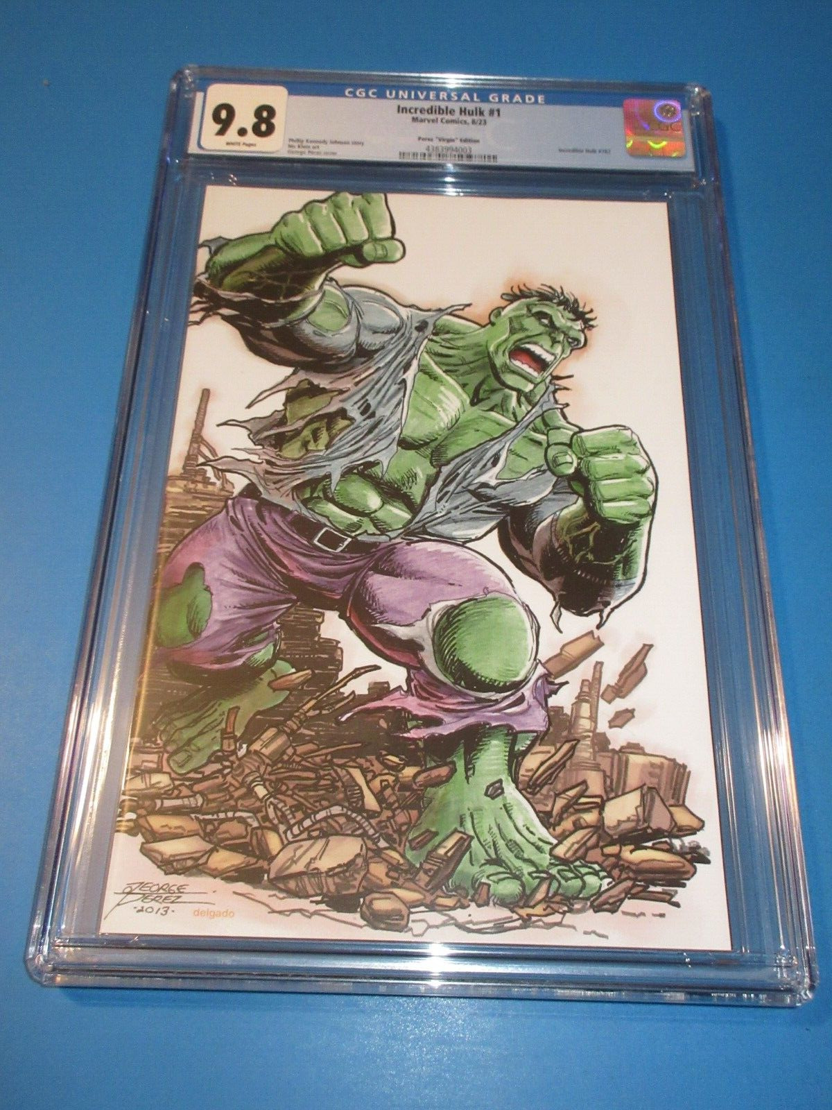 Incredible Hulk #1 Rare 1:100 Perez Variant CGC 9.8 NM/M Gorgeous Gem Wow